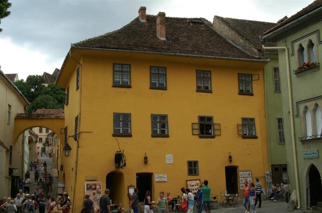 Draculas Geburtshaus in Schässburg (Sighisoara)
