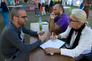 Interview mit Lucas Santtana. Foto: Enric Boixadós