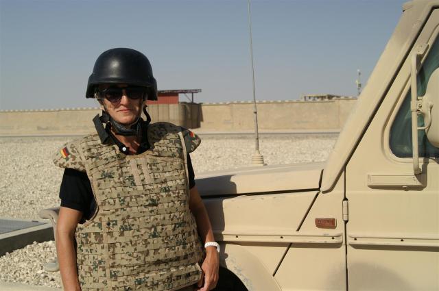 Als Journalistin in Afghanistan (Camp Marmal, Masar-e Sharif).