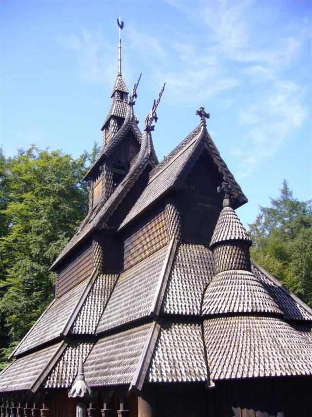 Stabkirche, Bergen, Norwegen, 2007.