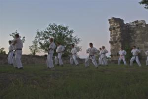 Outdoor Karate.