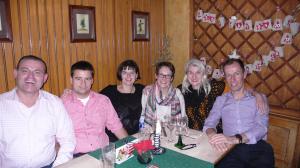 Dinner with friends.