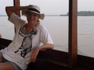 Boat trip on the Mekong.
