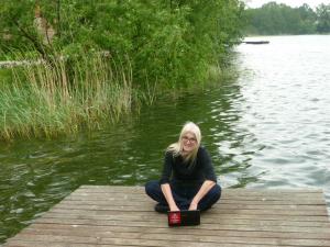 Enjoying the tranquility of Masuria.