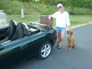 Travelling with my dog.