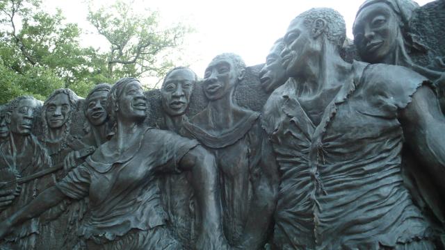 Memorial at Congo Square, New Orleans.