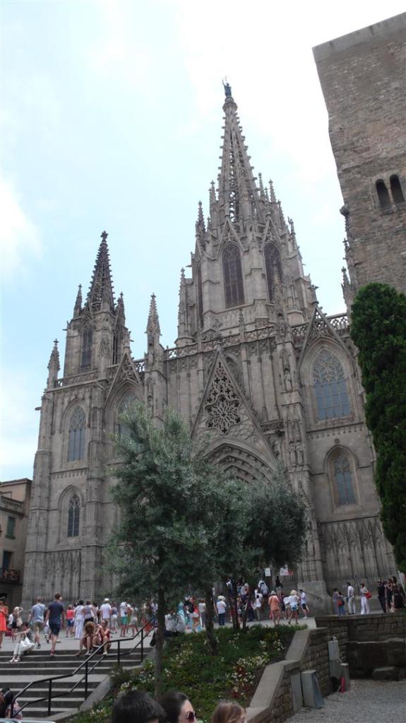 Die Kathedrale im Zentrum des Gotischen Viertels.