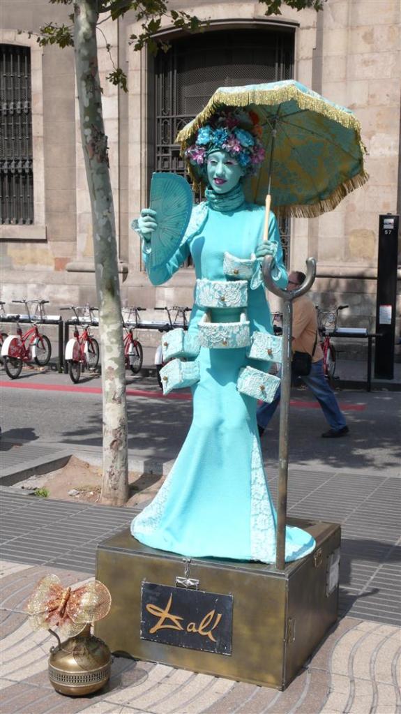 Street Artist at Las Ramblas.