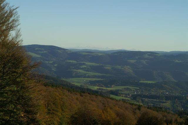 Die Aussicht von der Gummenhütte.