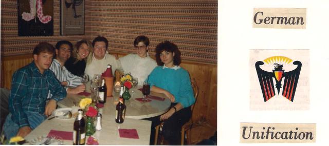 Party with my fellow students in Albany, NY.