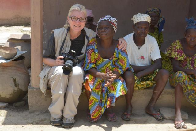 Als Journalistin in Togo./On a journalist travel in Togo.