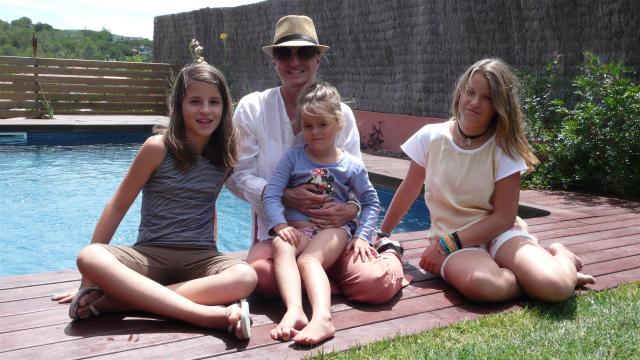 Familientreffen in der Nähe von Barcelona./Family meeting near Barcelona.