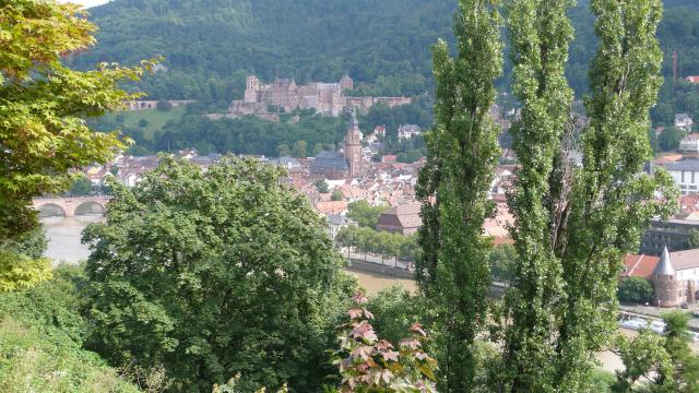 Besuch einer Freundin in Heidelberg./Visiting a friend in Heidelberg.