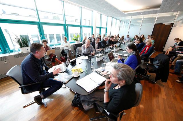 "Blog-Camp Lifestyle" in der VW-Konzernrepräsentanzin Hannover.