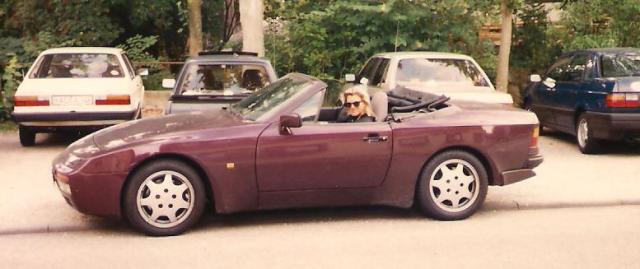 Ein Jahr später: Der Porsche 944. Meine Abschiedsfahrt, bevor es zum Studium nach USA geht.