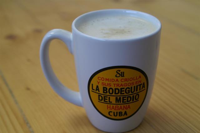 Drinking coffee in the morning is always also for my memories of Havanna.