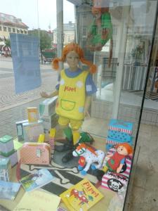 In Vimmerby ist Pippi überall.