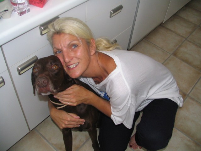 Mit Kim in Deutschland.