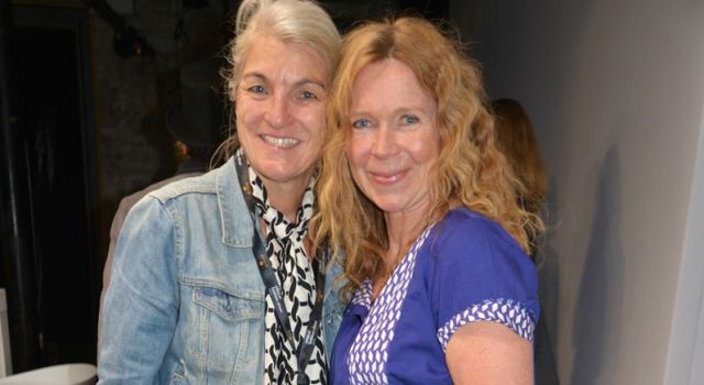 Marion Kracht traf ich auf der Ethical Fashion Show in Berlin.